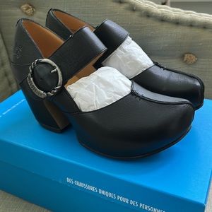 John Fluevog Leader Ricasofty Black Prepare Maryjane. Size7